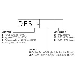 50-vertical series level sensor