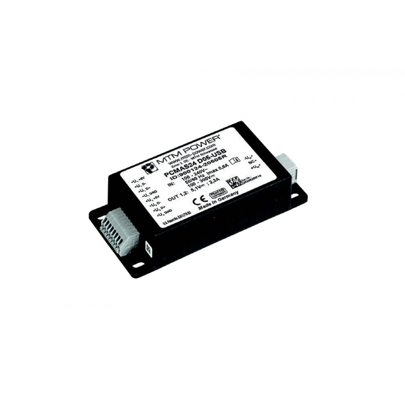 Przetwornice DC/DC PCMAS24-USB 21 W