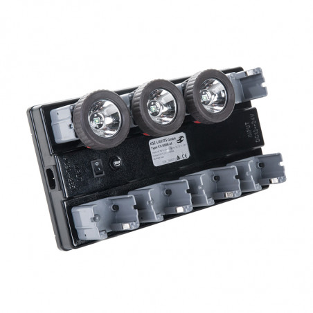 KS-5008-m - nakládací stanice pro 8 lamp (systém m)