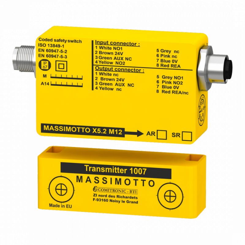 Massimotto X5 M12 M12 SR interruptor de seguridad