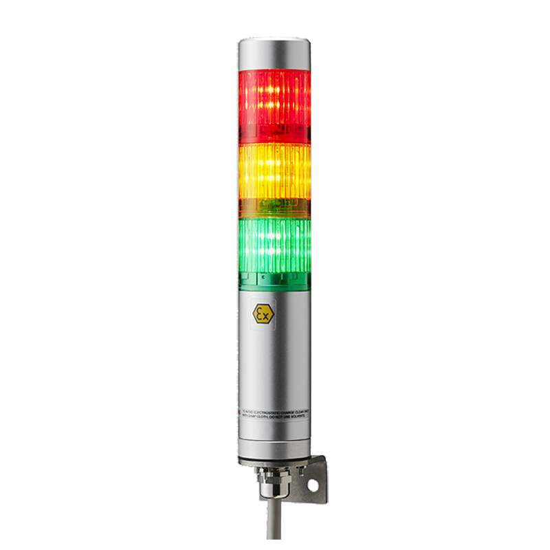 LR4-102WJBU-R-EX Wieża sygnalizacjna świetlno-dźwiękowa EX