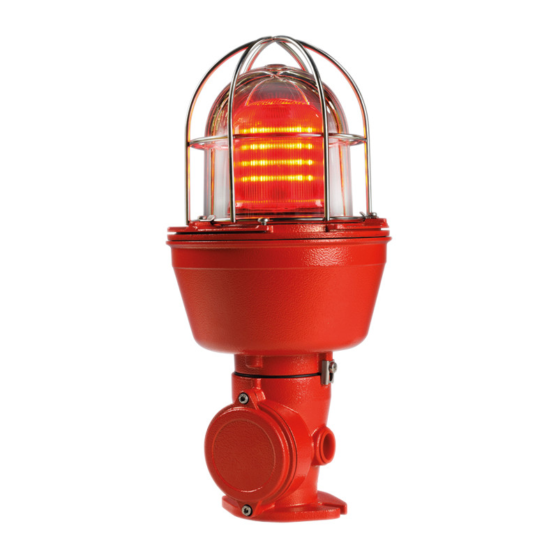 Ex070Flsred1224DA Średnia Lampa Ostrzegawcza LED