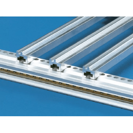 3684663 Guide rails, aluminum, pcb depth 160 mm, to terminals