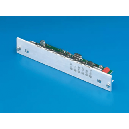 9912413 Backplane VME64X, 6U, 8 priză, cu ștecher