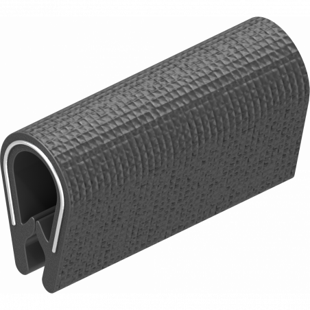 Protección de borde autoblocante, PVC 70 ± 5 orilla un negro 1010-08