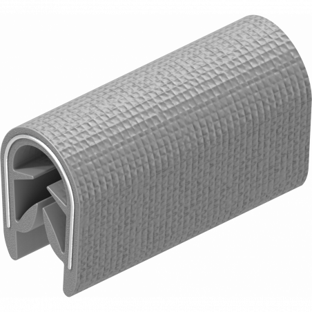 Securing self-locking edges, PVC 70 ± 5 shore and dark gray 1010-11-01