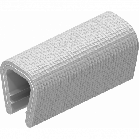 Protección de borde autoblocante, PVC 70 ± 5 orilla y gris claro 1010-06-01