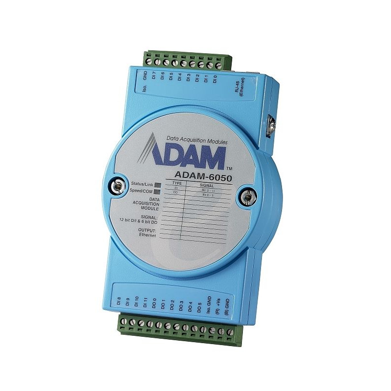 Adam-6050, 18-ch izoliuotas modulis DI / O