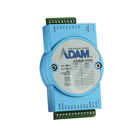 ADAM-6052, 16-CH Source type DI / O module