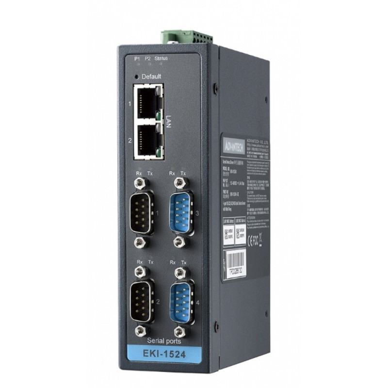 EKI-1524, server 4-port serial RS-232/422/485 dispozitive