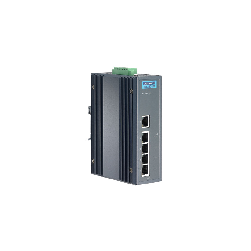 EKI-2525PA, 5-portowy 10/100 Mb / s niezarządzany PoE Ethernet Switch