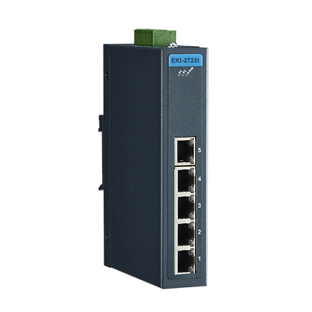 EKI-2725, 5-port IND. Uneasy GBE switch