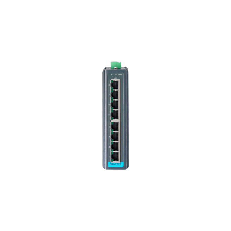 EKI-2728, 8-port IND. Unmanaged GBE switch