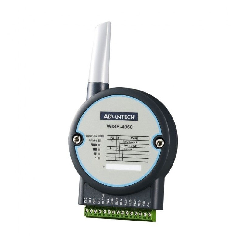 WISE-4060, 4-CH DI i 4-CH Przekaźnik IOT Wireless I / O