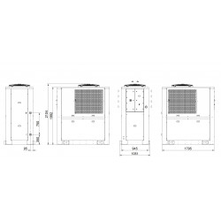 TAOD0-F8 Enfriadores de aceite industriales tamaño 4