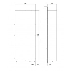 BLUM5BX0B въздушни топлообменници за монтаж на врата или стена