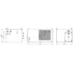 Refrigeradores de petróleo industriales TCO08 60Hz