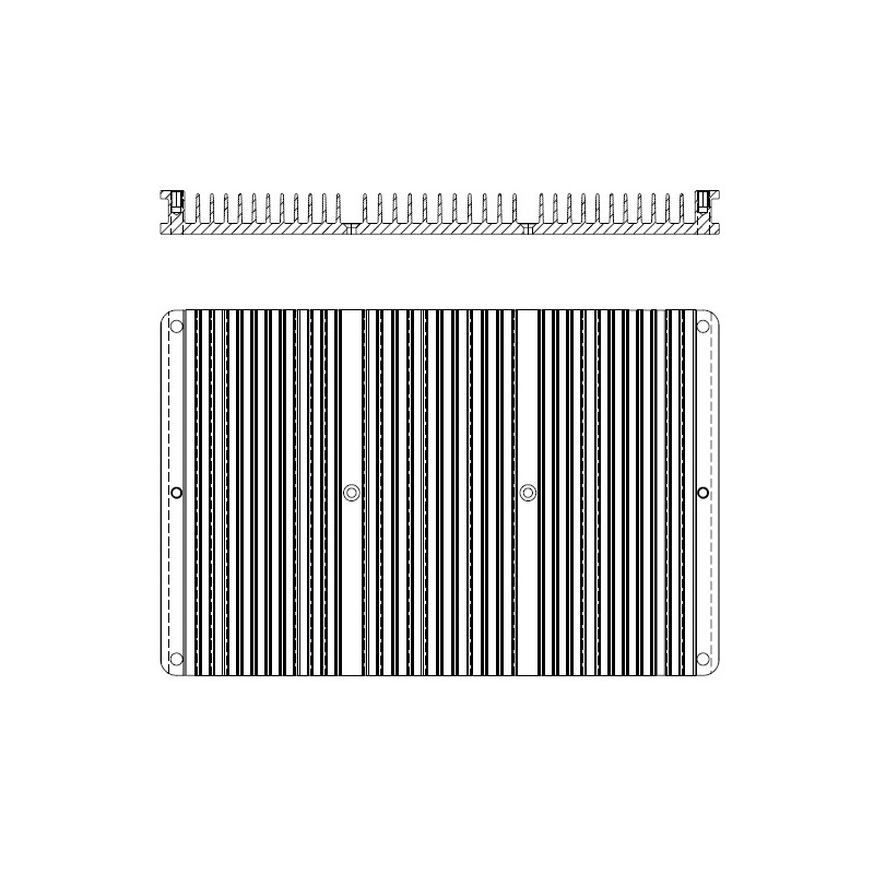 PFE1100-12-054 AC-DC sursă de alimentare pe față