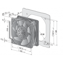 3252 J / 2 H3P Axial fan