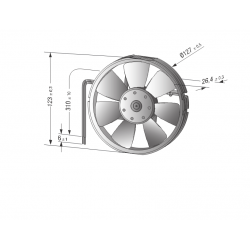 4412 FGL-573 Axial fan