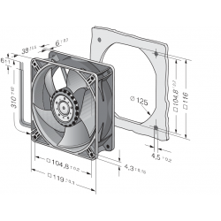 4412 ml Axial fan