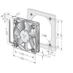 614 F / 39 H-691 Axial fan