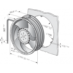 6314 / 2NP ventilator axial