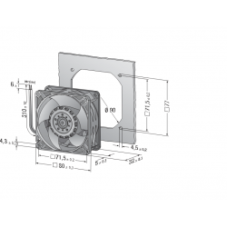 8312 NH Axial fan