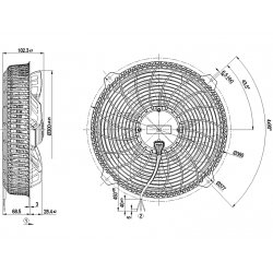 S1G300-FN01-01 Axiální ventilátor