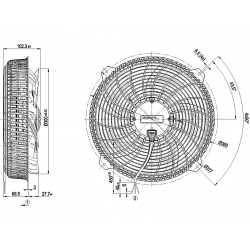 S1G300-FO01-01 ašinis ventiliatorius