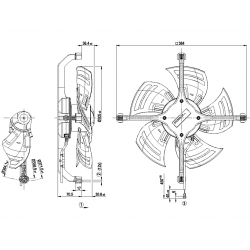 S1G305-DA01-02 Ventilador axial