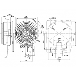 W3G300-WK13-30 Axial fan