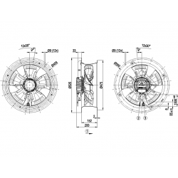 Ventilador axial W3G400-CK13-P3