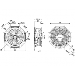 W3G500-KM03-I1 ventilator axial