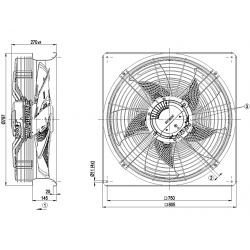 W3G630-NU33-03 Axial fan