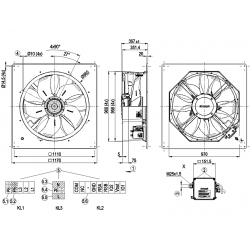 W3G800-NU21-06 Axial fan