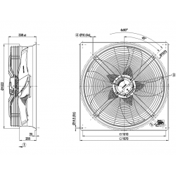 W3G910-KS35-03 Ventilador axial