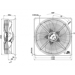 W3G910-kV12-03 Axial fan