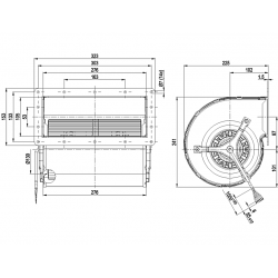 D2D160-BE02-03 Wentylator promieniowy