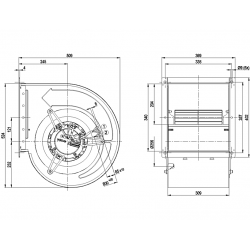 D3G318-AA37-11 Fan radial