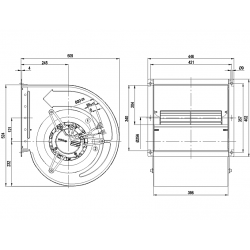 D3G318-BB34-11 Radial fan