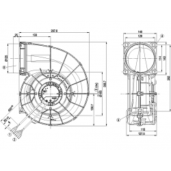 G3G190-RD45-08 Fan radial