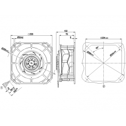 K3G190-RD45-01 Fan radial