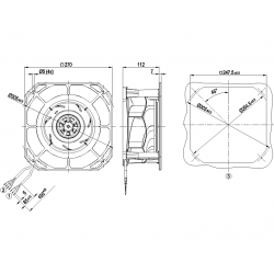 K3G225-RD05-03 Radial fan