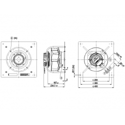 Radial вентилятор K3G250-PR04-H2