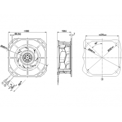 K3G250-RE07-07 Radial fan