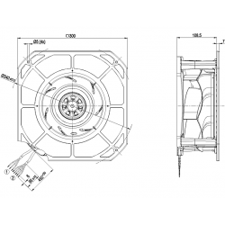 K3G250-RE07-22 Wentylator promieniowy