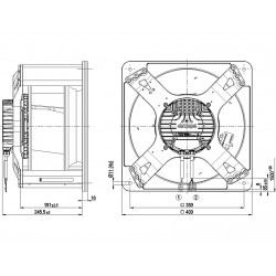 K3G310-BE84-S1 Ventilador radial