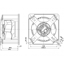 K3G310-RU29-81 Radialinis ventiliatorius