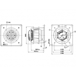 K3G355-PV70-01 Wentylator promieniowy